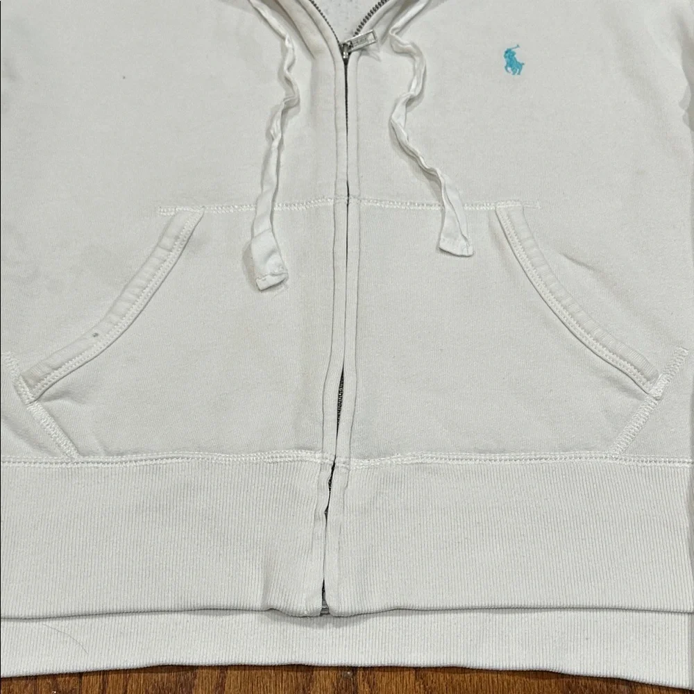 Ralph Lauren women’s white Polo Hoodie—please read! - Picture 4 of 10
